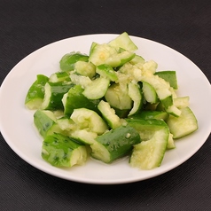 キュウリのニンニク和え