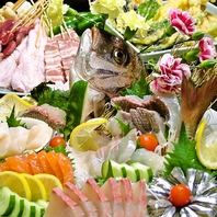 [飲放]コースは3000円～ご用意。長崎の鮮魚が楽しめる！