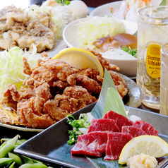 馬い鶏+沖縄料理のコース写真