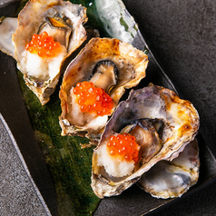 焼き牡蠣いくらおろし