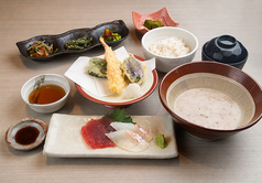 天ぷらお刺身御膳