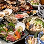 季節によって変わる人気のコース料理は全て飲み放題付きのお得なコースとなっております！