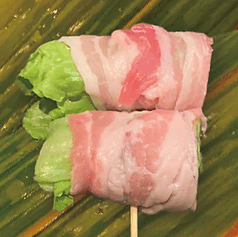 肉巻串　レタス