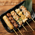 料理メニュー写真&nbsp;串五本盛り（塩・タレ）
