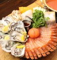 料理メニュー写真&nbsp;海老牡蠣しゃぶしゃぶ
