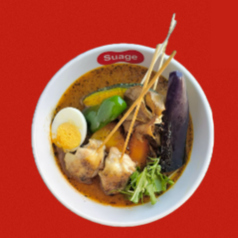 パリパリみつせ鶏と野菜カレー