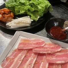 カルビ付きサムギョプサルセット