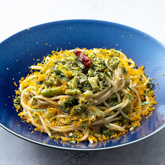 ブロッコリーとイタリア産カラスミのスパゲッティ