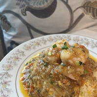 [期間限定フェア]上海蟹の餡かけ海鮮炒飯