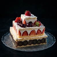 大将の手作りケーキでおもてなし