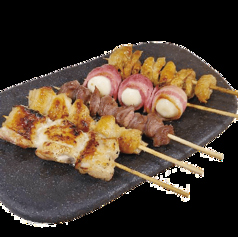 【定番】 串盛り合せ5本