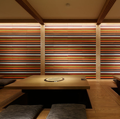 モダンな個室(座敷、掘りごたつ)