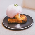 料理メニュー写真 14時以降　フランス小麦香るフレンチトースト～レモンバターソースとふわふわ綿菓子のマリアージュ～