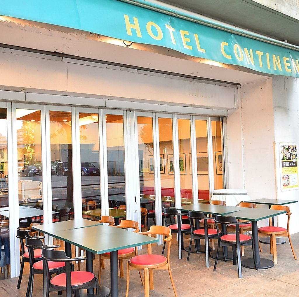 テラス席はペットの同伴が可能です。