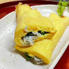 熱々トロトロ玉子焼き！（湘南しらす）