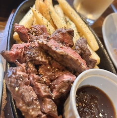 鉄板ハラミステーキ