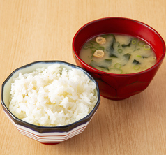 和食の基本やね！ご飯と味噌汁セット