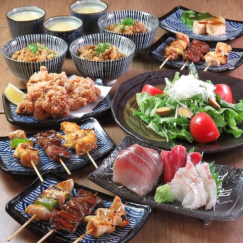 気軽に立ち寄れるカジュアルな焼鳥店！飲み放題付きコースもございますので宴会にも◎