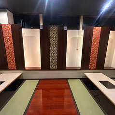 大人数も対応できるお席あり◎