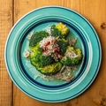 料理メニュー写真 シラスとブロッコリーのアンチョビマリネ
