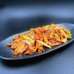 テジドゥルチギ（豚肉のピリ辛炒め）