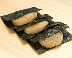 帆立貝の磯辺焼き