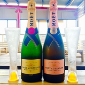 海で贅沢気分！モエシャンドンもリーズナブルな価格でご用意♪