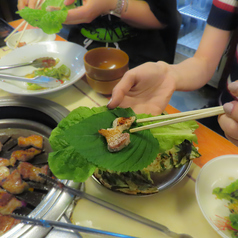 季節野菜とサムギョプサル(2人前から) 一人前