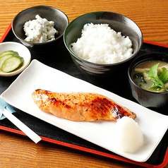 銀鮭味噌漬 定食の写真