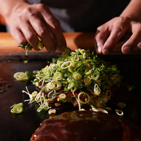 素材にこだわったお好み焼き!!!