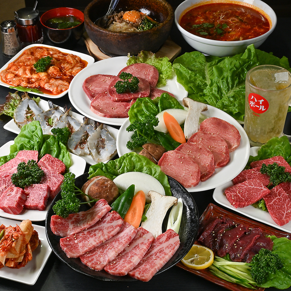 【宴会におすすめ】豪華コースで贅沢焼肉が楽しめる飲み放題付きコースをご用意しております！