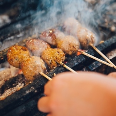限界手ごね自家製つくね 大葉&胡椒入り