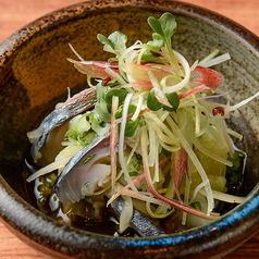 しめ鯖の薬味ポン酢