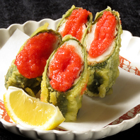 様々なめんたい料理をご用意しています　ちくわ明太磯部