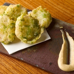 長芋のあおさ揚げ