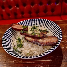 自家製ベーコンのっけ飯(温玉入り)