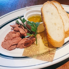 低温調理の洋風レバ刺し