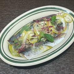 金華イワシのシチリア風マリネ