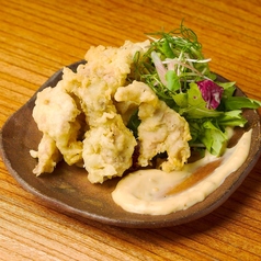 南部鶏せせりの鶏天