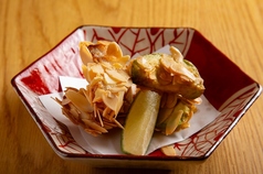 甘鯛とアボガドのアーモンド揚げ