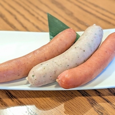3種のソーセージ
