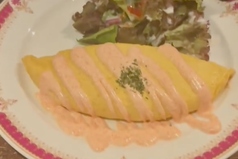 明太チーズオムレツ