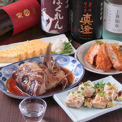 旬の鮮魚をふんだんに使った海鮮料理と魚串が自慢のお店♪当日限定のおすすめもあり♪