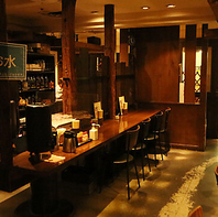 落ち着いた空間で楽しむ蕎麦のひととき♪