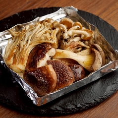 キノコのホイル焼き