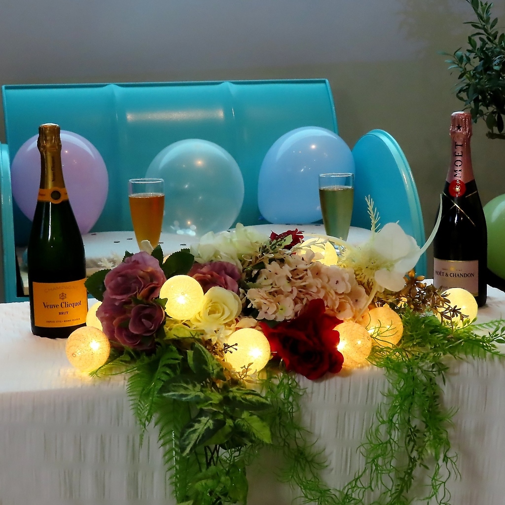 結婚式二次会、各種宴会にもおすすめ！