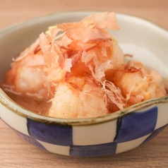海老の「明石焼き」風生姜餡