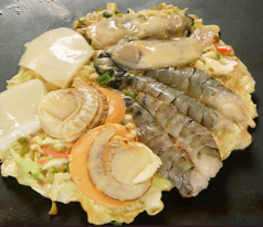 シーフードMIX(イカ・エビ・ホタテ・カキ)