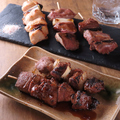 料理メニュー写真 本日の串焼き盛り合わせ(3本)