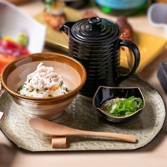 〆の鶏出汁茶漬け 鶏